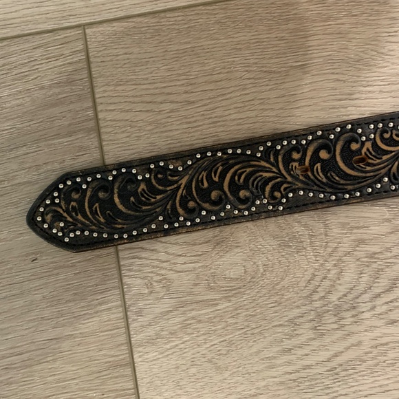 Brighton Rhinestone Dressy Western B I didn't say anything to him he just wenelt - Picture 4 of 5